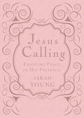 Jesus Calling, Pink Leathersoft, with Scripture References