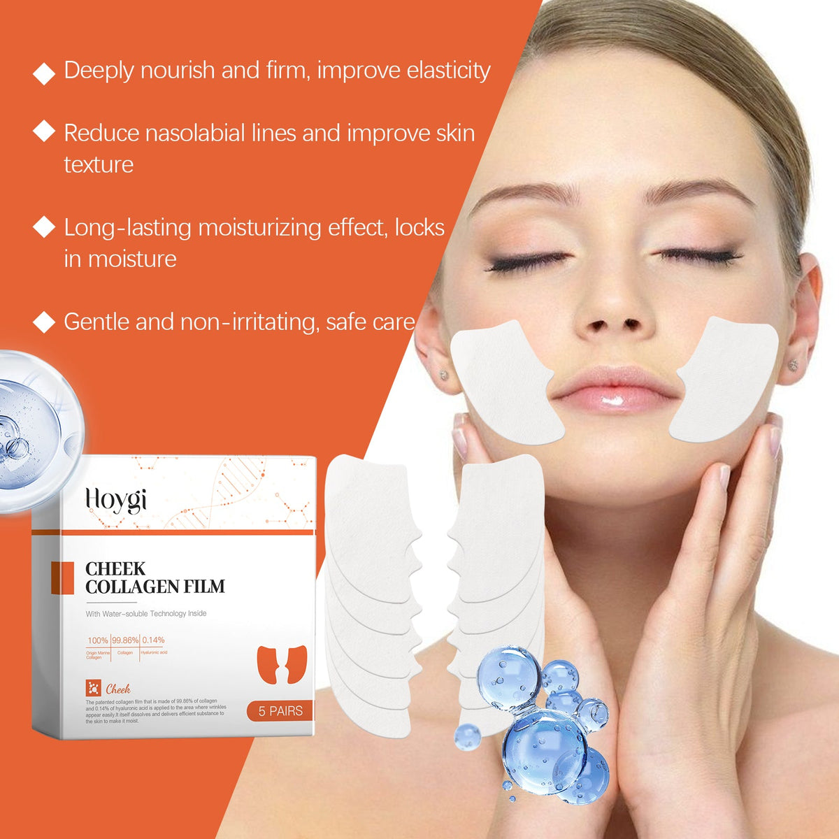 Hydrolyzed Collagen Patch Hoygi Collagen Patch Moisturizing Gentle Care Patch