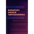 Elementary Chemical Thermodynamics - Paperback