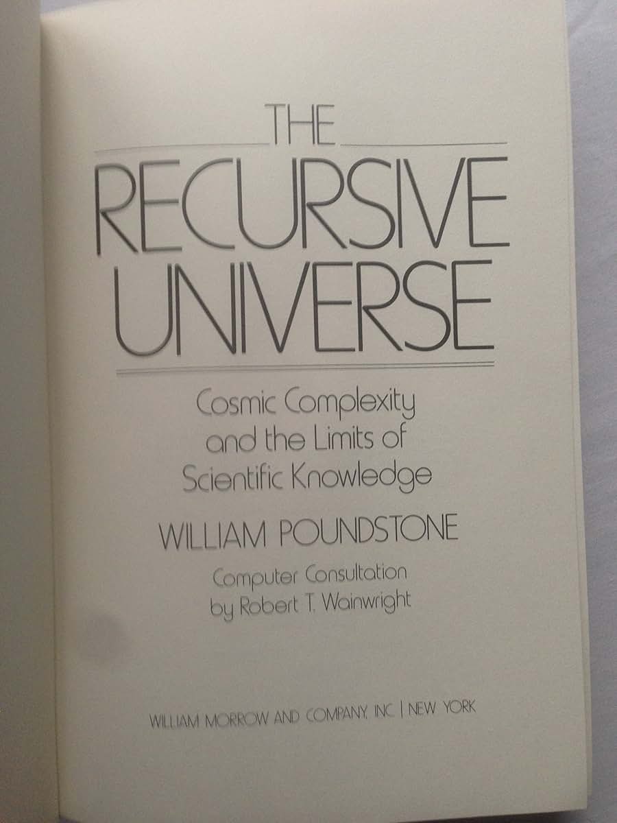 The Recursive Universe: Cosmic Complexity and the Limits of