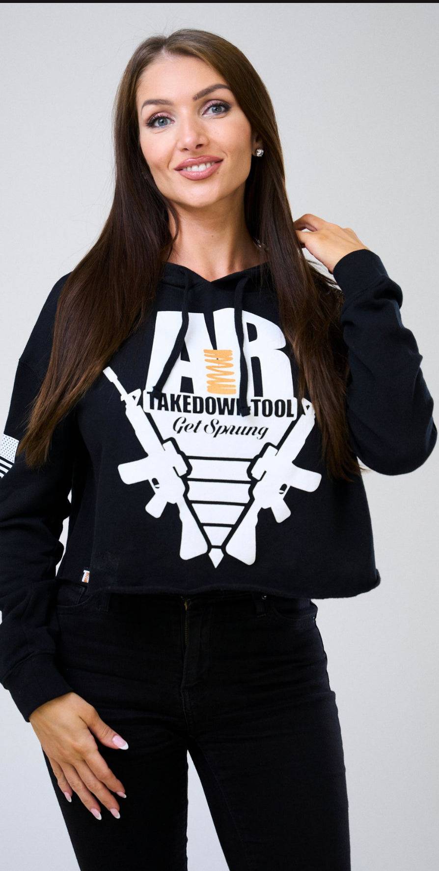 Women’s Get Sprung Crop Top hoodie V3 XS-XL