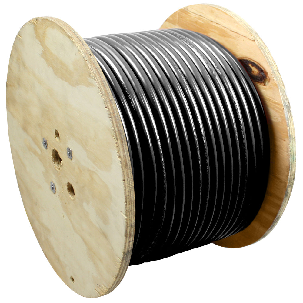 Pacer Black 4 AWG Battery Cable - 500  [WUL4BK-500]