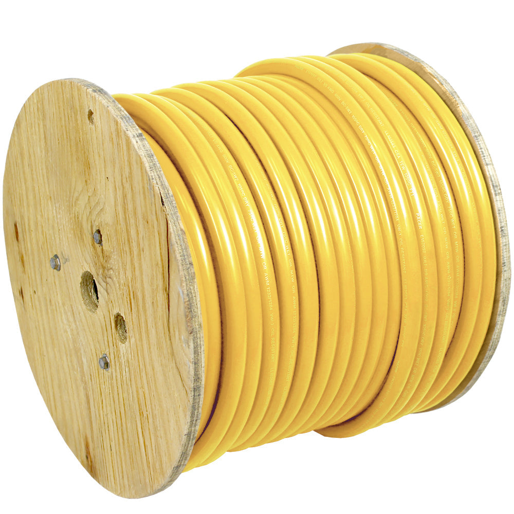 Pacer Yellow 2/0 AWG Battery Cable - 250  [WUL2/0YL-250]