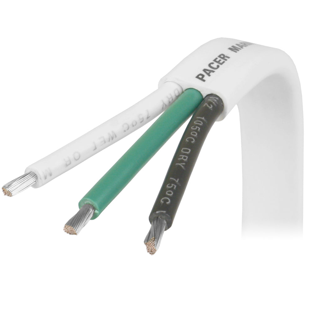 Pacer 8/3 AWG Triplex Cable - Black/Green/White - 500  [W8/3-500]