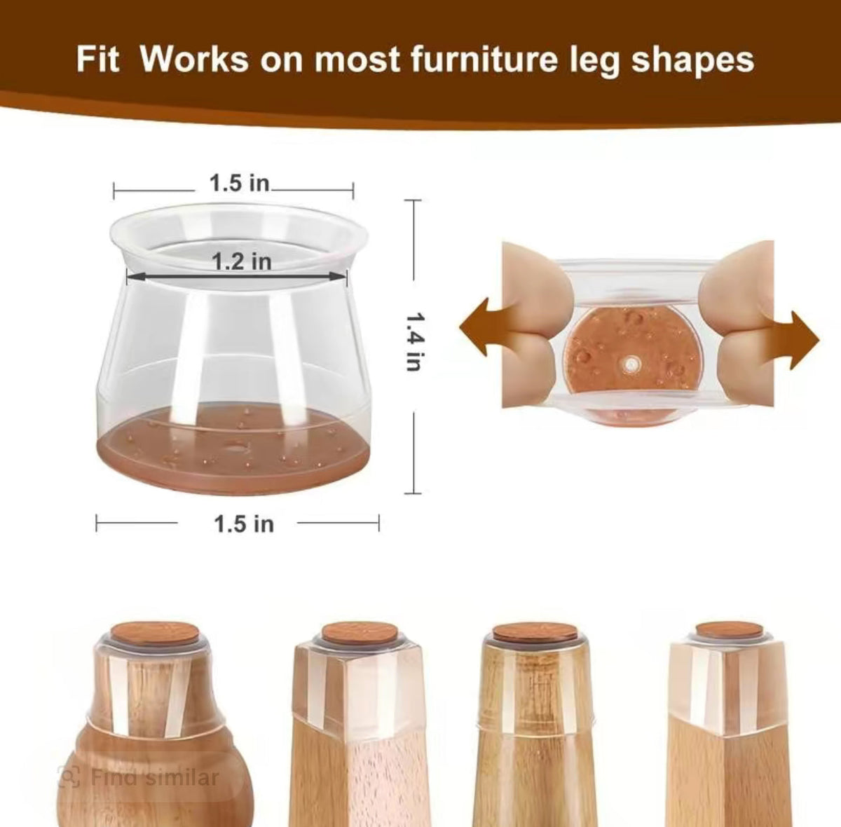 SilentGrip Chair Protectors