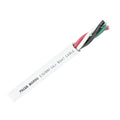Pacer Round 4 Conductor Cable - 500 - 12/4 AWG - Black, Green, Red  White  [WR12/4-500]