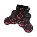 AEOFUN 10 Pads Electronic Roll Up Drum Kit with Recording Function