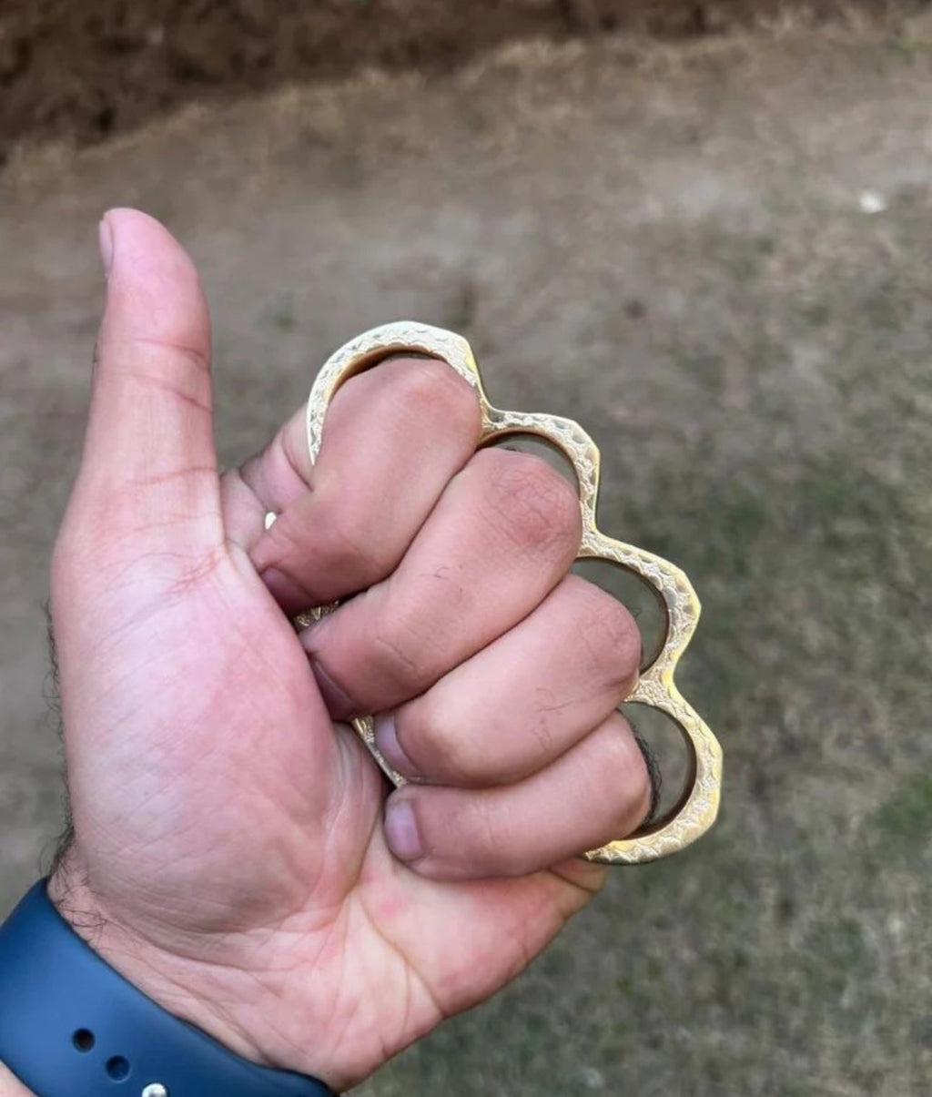 Hand Engraved Brass knuckle
