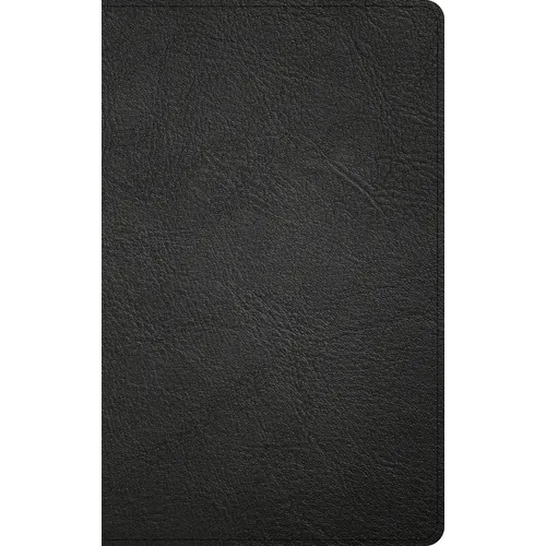 KJV Single-Column Personal Size Bible, Black Genuine Leather - Leather