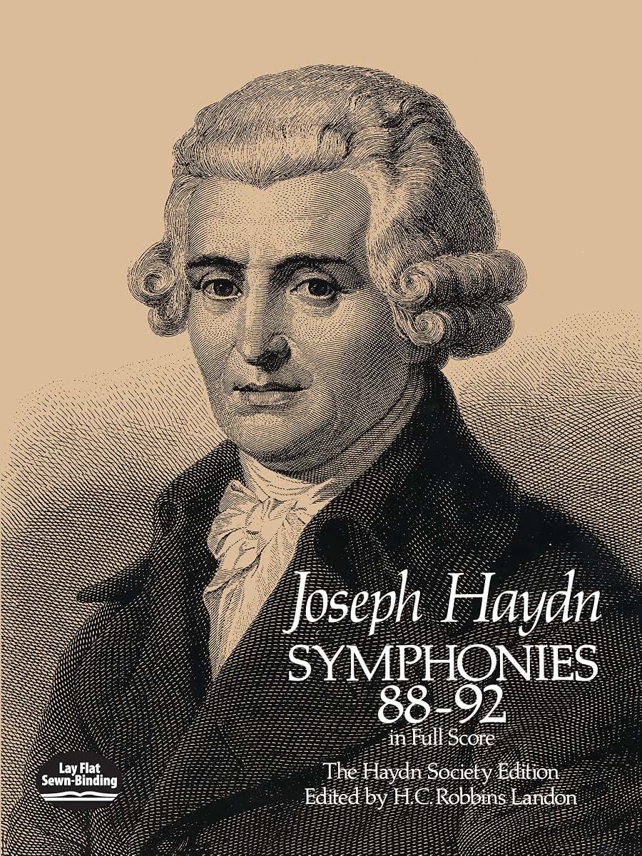 Symphonies 88-92 in Full Score [The Haydn Society Edition] b
