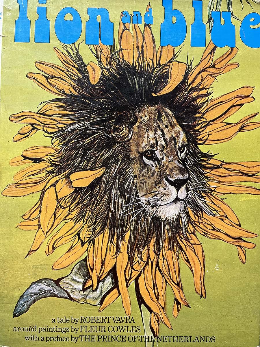 Lion and Blue by Robert Vavra
