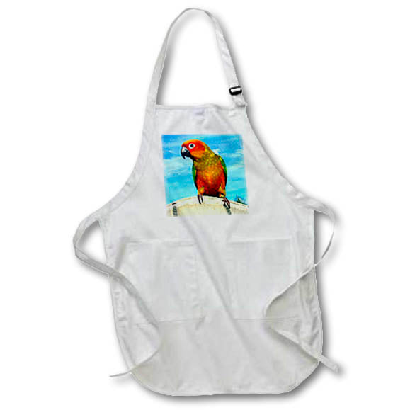 3dRose apr_1011 Birds - Sun Conure - Aprons