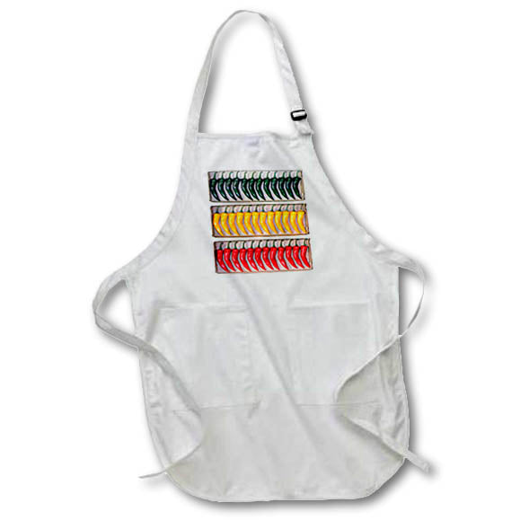 3dRose Vegetables - Chili Pepper - Aprons (apr_1042)