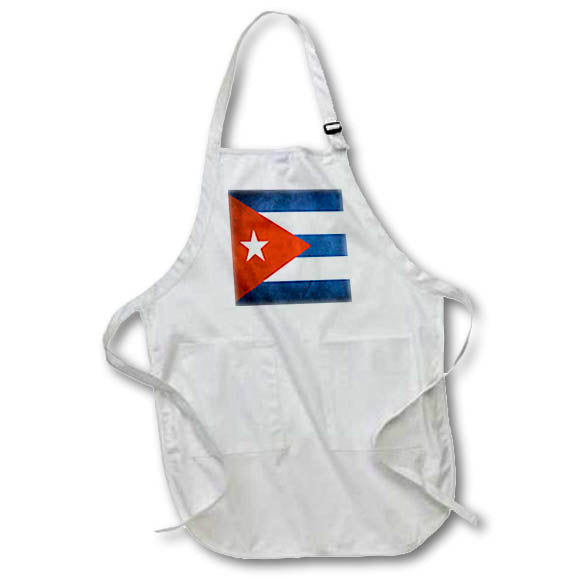 3dRose Flags - Cuba Flag - Aprons (apr_28238)