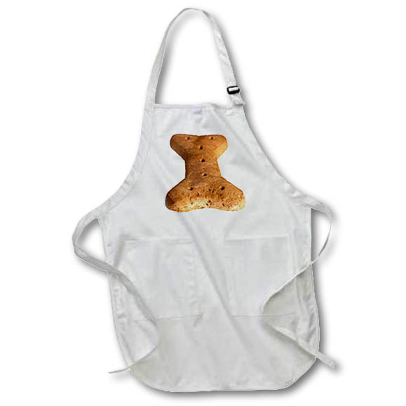 3dRose Florene Dog - Big Dog Bone - Aprons (apr_33208)