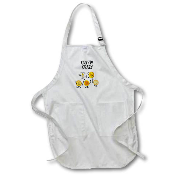 Apron - Funny Bitcoin Ether Digital Crypto Crazy Cryptocurrency Coin Dancers Crypto