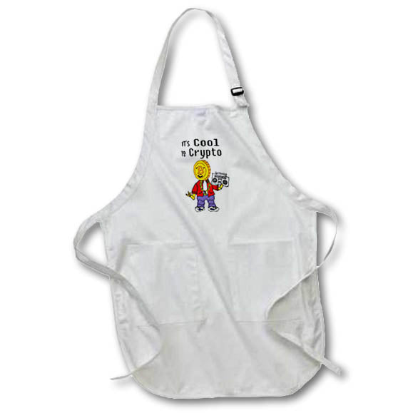 Apron - Funny Bitcoin Digital Its Cool to Crypto Rapper Crypto Cryptocurrency Crypto