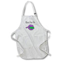 Apron - Funny Flying Purple Fig When Figs Fly Cartoon Funny