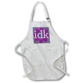 Apron - Flower idk Violets lee Illustrations - Flower idk Violets