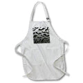Apron - Image of Bats, Black and Gray Halloween Design