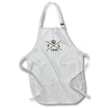Apron - Florida state abbreviation, statehood, flag art on white background. Stamp City - typography
