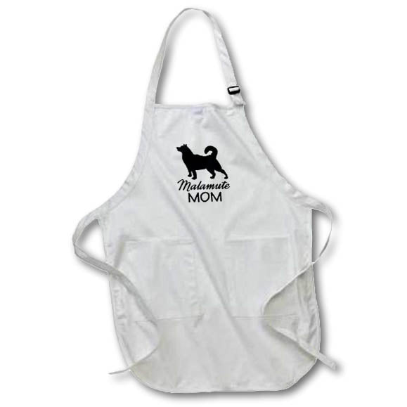 Apron - Malamute Dog Mom - Alaskan Malamute Designs Dogs