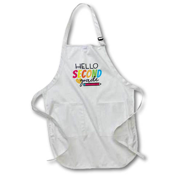 Apron - HELLO Second Grade Designs Back to School