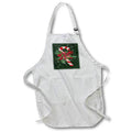 Apron - Vintage Merry Christmas Candy Cane Vector Art - Candy Cane