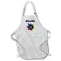 Apron - Cool Fun Solana Sun and Rainbow Crypto currency SOL Coin Investor Crypto