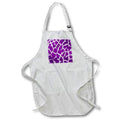 Apron - Purple giraffe animal print pattern Design - Giraffe Pattern Purple