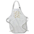 Apron - Gold Caduceus pattern for Nurses and Medical workers. Creative Studios – Nursing