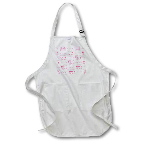 Apron - Calm the Flock Down funny flamingo beach bird pattern. Creative Studios – Flamingos