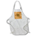 Apron - Compass rose sailing design on a vintage Florida Keys sailing chart. Creative Studios – Sailing