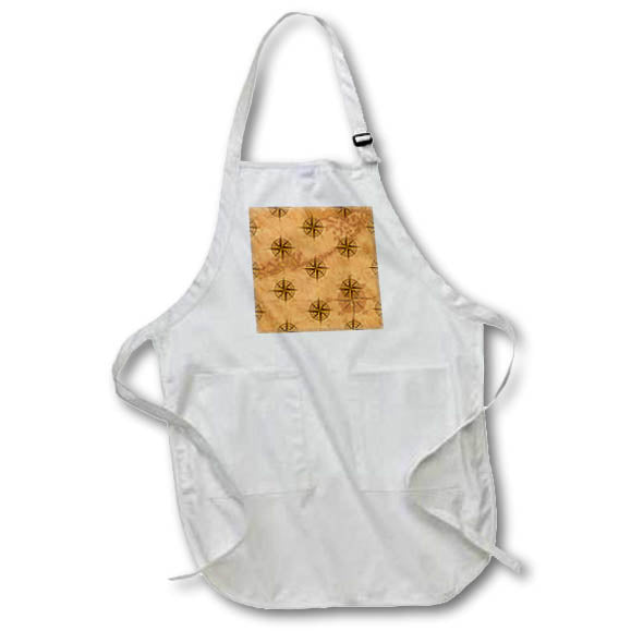 Apron - Vintage compass rose sailing design pattern for sailors and boaters. Creative Studios – Sailing