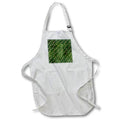 Apron - Pretty Green and Image Of Gold Reindeer Pattern Patterns