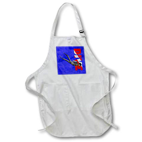Apron - SCUBA Diving design for your favorite dive buddy. Creative Studios – SCUBA Diving