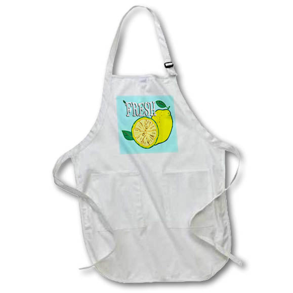 Apron - lemon with fresh graphics - Fruit