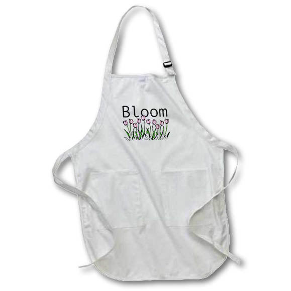 Apron - flowers with bloom graphics - Plants