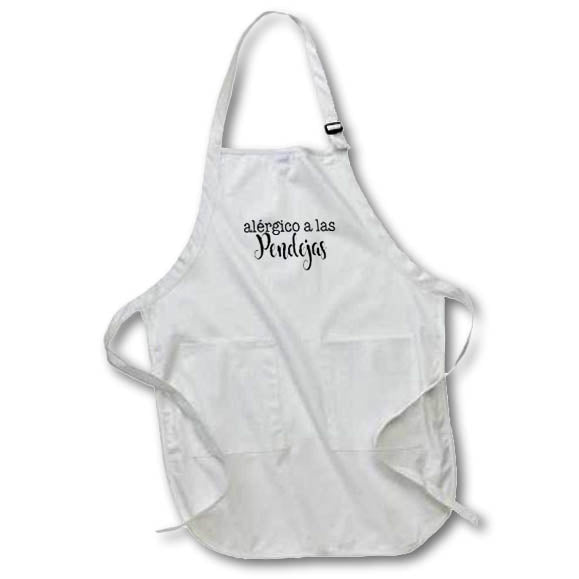 Apron - alergico a las pendejas graphics - Latina