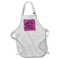 Apron - Just Wreck Everything Black Grunge Grafitti Typography - Urban Art