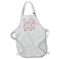 Apron - Gnome Christmas Pattern Candy Cane Holly Pine, SM3DR Christmas Designs