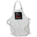 Apron - Eat Sleep Write Repeat funny author design with classic pen. Creative Studios – Author Writing