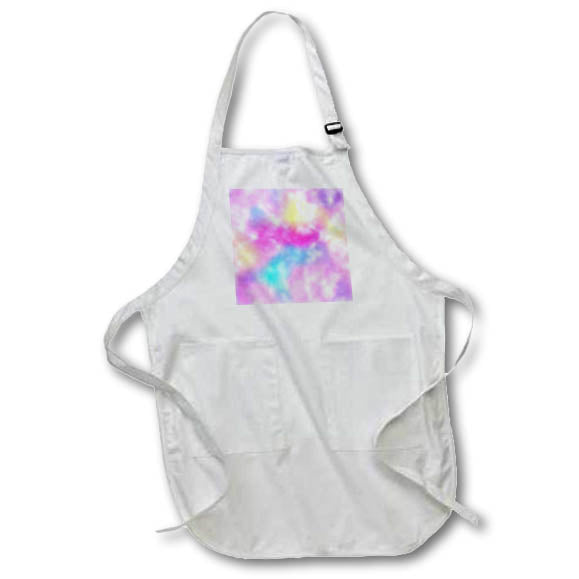 Apron - Glam Pink, Purple, Blue, and Yellow Image Of Shiny Gradient Patterns