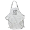 Apron - Image of Words Stop Being A Douche Nozzle – Sarcasm