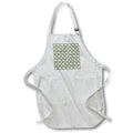 Apron - Christmas Holly Wreath Repeat Circle Pattern Graphic Design - Holly Wreath Pattern