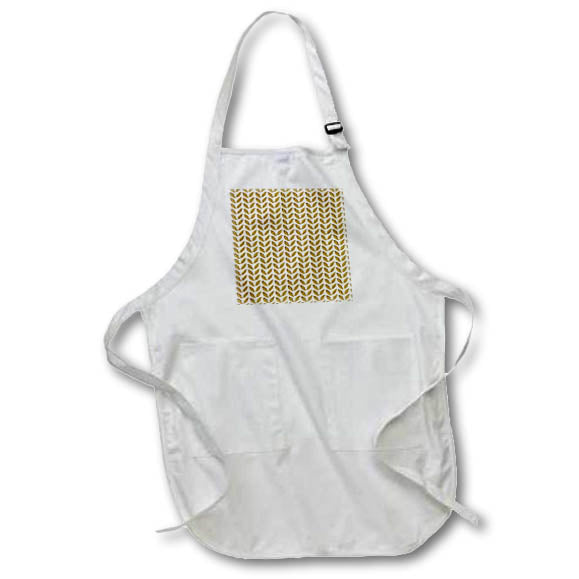 Apron - Pretty Image Of Gold Leaf Pattern Patterns