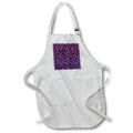 Apron - Pink To Purple Image Of Chunky Glitter Flourish Pattern Patterns