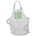 Apron - Red, Blue, Green, Yellow Stripes Pattern Patterns