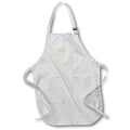 Apron - Pretty Pale Peach and White Lily Flower Design Patterns