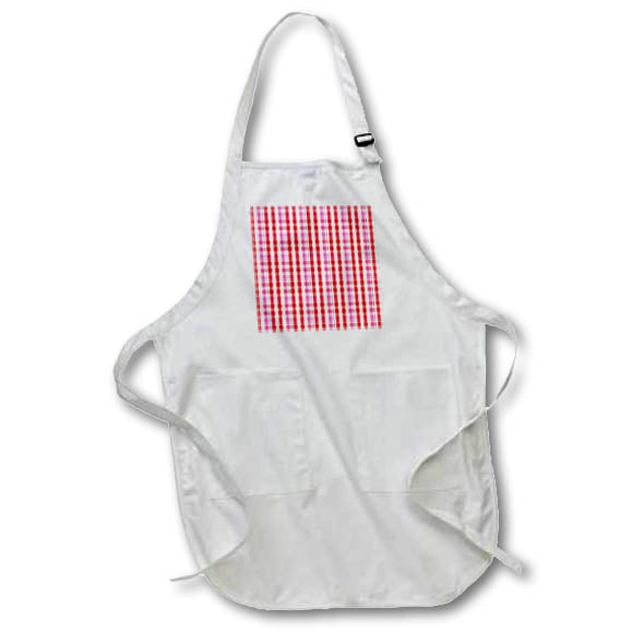 Apron - Cute Pink and Red Plaid Pattern Patterns